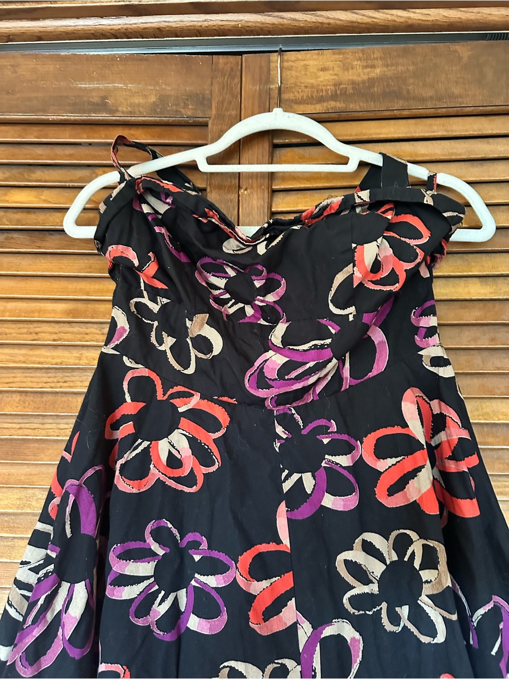 Girls from Savoy for Anthropologie Martagon Sketch Retro Halter Dress size 10 - Picture 4 of 10